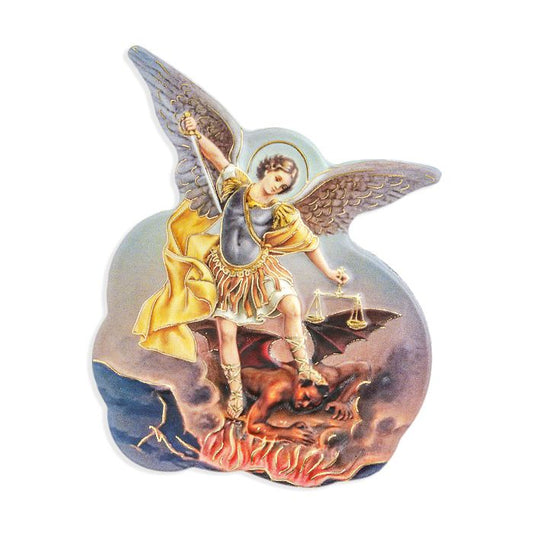 St. Michael Statuette with Magnet