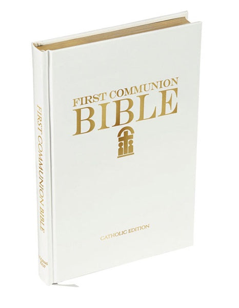 Illustrated First Communion Bible - White Cover