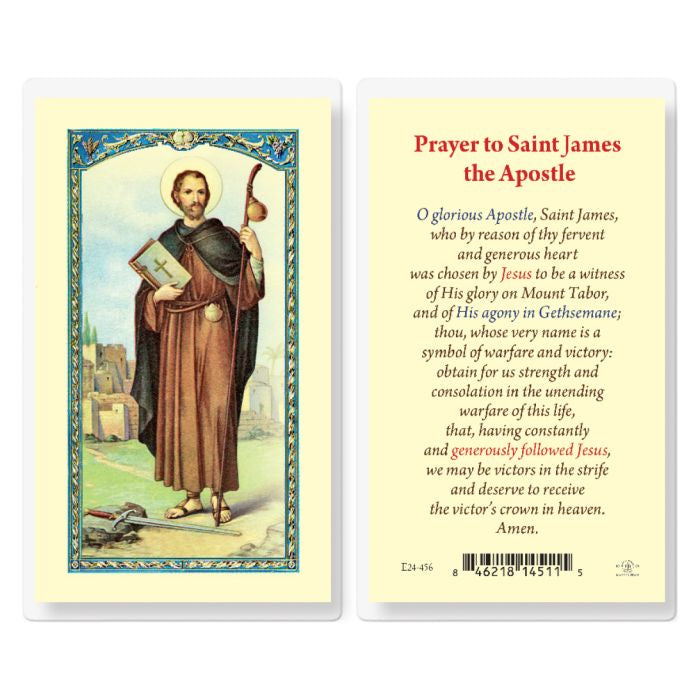 St. James the Greater Holy Card