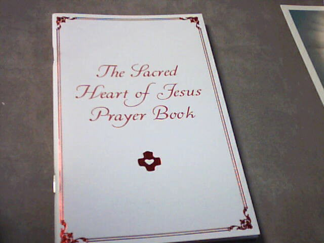 The Sacred Heart of Jesus Prayer book in paperback