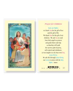 Prayer for Children Holy Card