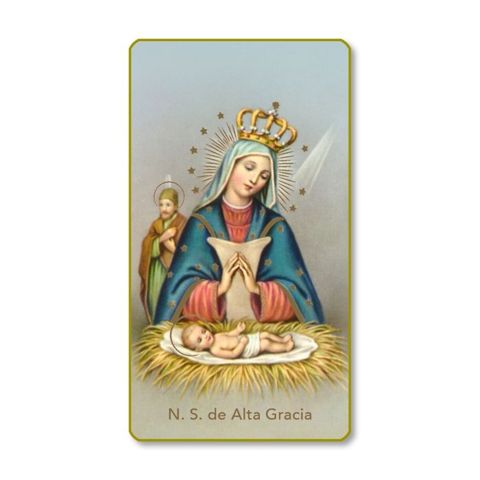 Senora de Altagracia - Holy Card