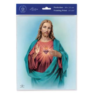 Sacred Heart of Jesus Poster 8" x 10"