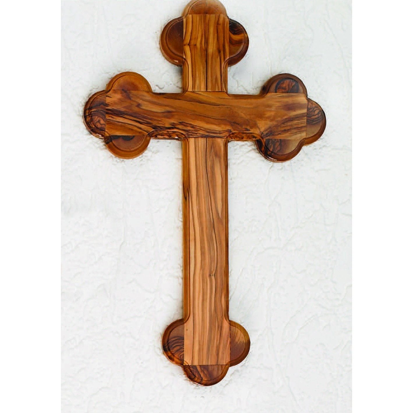 Olive Wood 5" Cross - Eastern Style