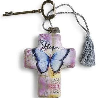 Artful Cross - Hope Butterfly