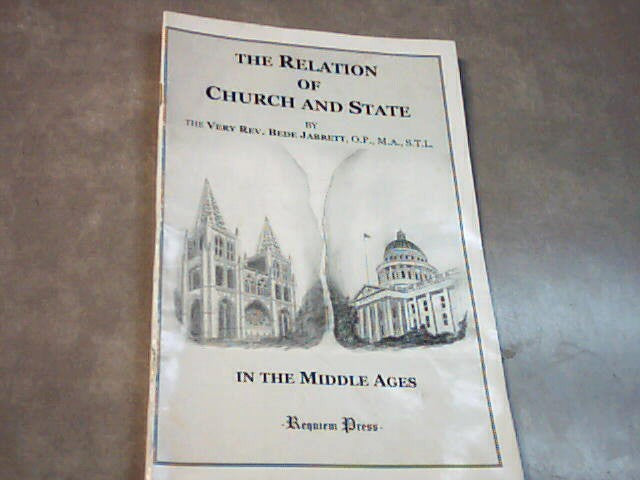 The Relation of Church and state in the Middle Ages