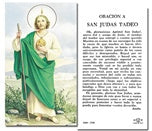 San Judas Tadeo, Oracion -Paper Holy Card