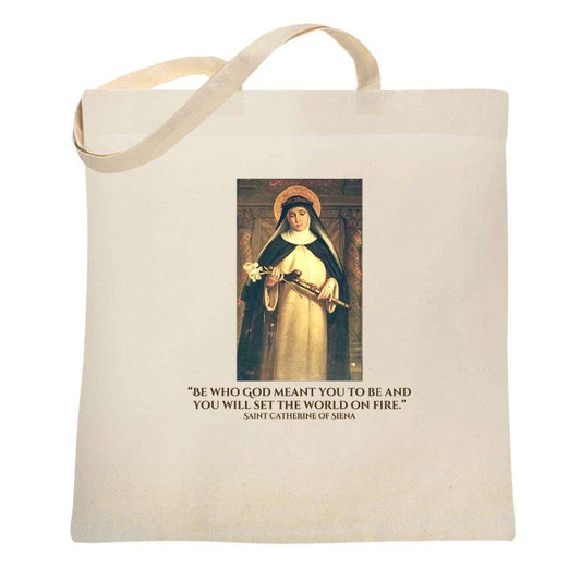 St. Catherine of Siena - Canvas Tote Bag