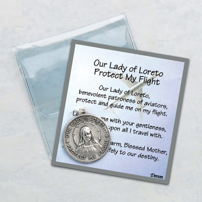 Our Lady of Loreto - Protect My Flight Coin