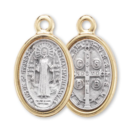 St. Benedict Two Tone Medal