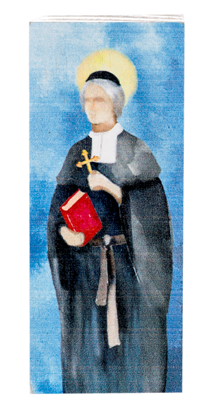 St. John Baptist De La Salle Block With Prayer - Patron Saint Of Teachers