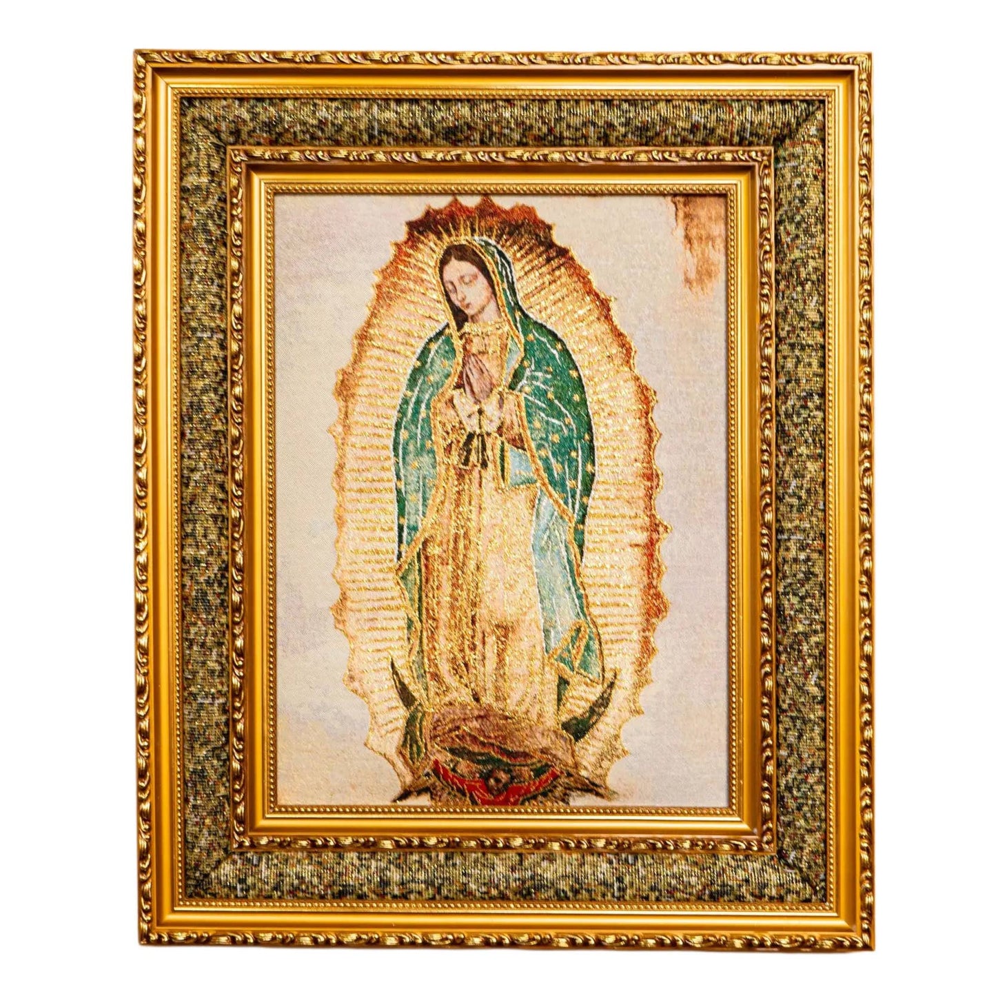Our Lady of Guadalupe Double Padded Framed Image - 21"