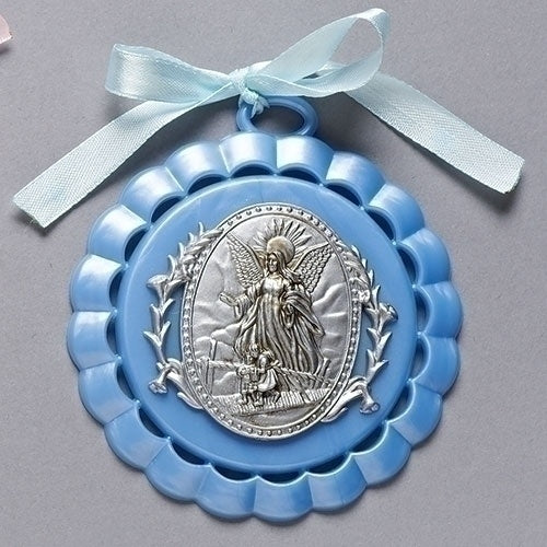 Guardian Angel Crib Medal (Color Variants) - Plastic