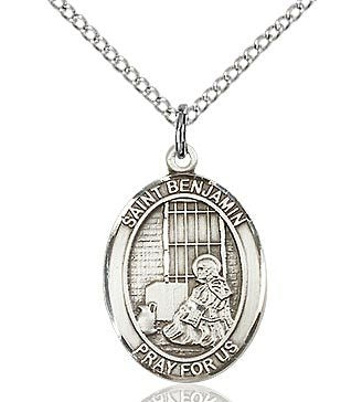 St. Benjamin Oval Patron Series - Necklace