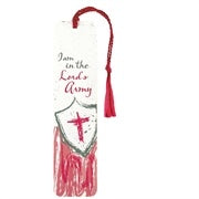 Bookmark with tassel - I am in the Lord's army