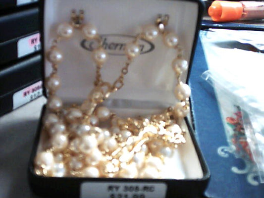 Pearl Golden Rosary