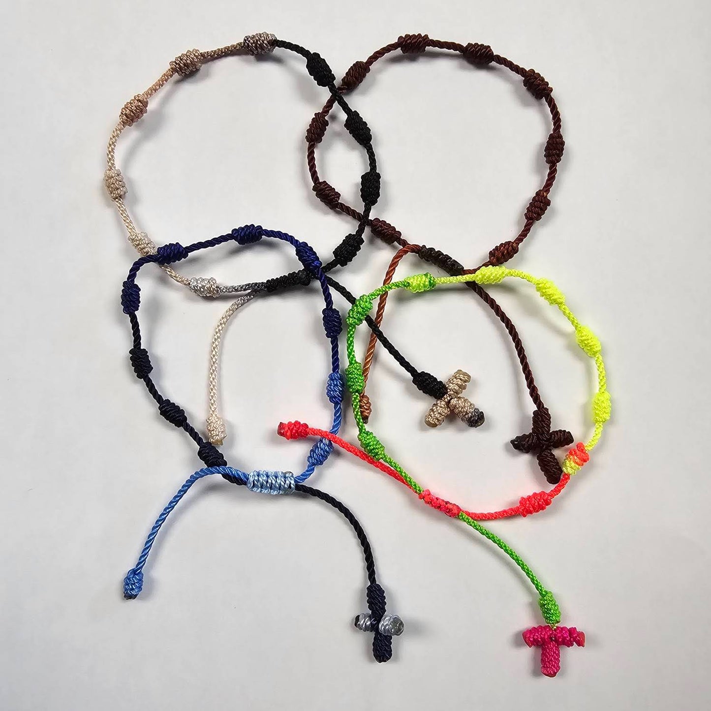 Cord Rosary Bracelet (Color Variants)