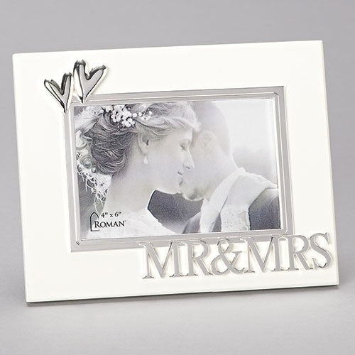 Mr & Mrs Frame with Heart - 7"