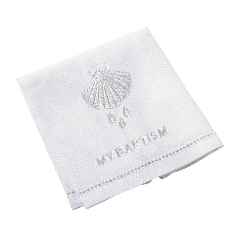 My Baptism Embroidered Napkin