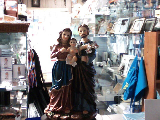 9 1/2 inch Holy Family statue