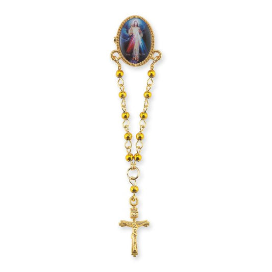 Divine Mercy Rosary Pin