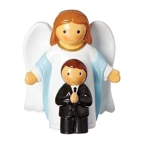 Angel with First Communion Boy