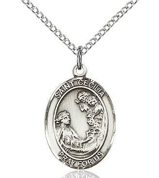 St. Cecilia Oval Patron Series - Necklace