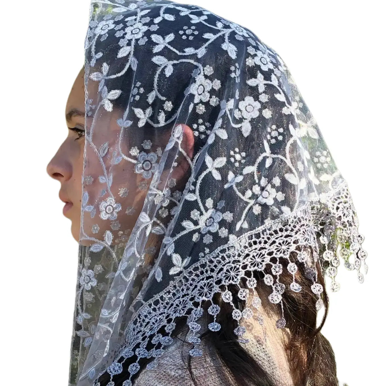 Cherry Blossom Church Veil - Color Variants