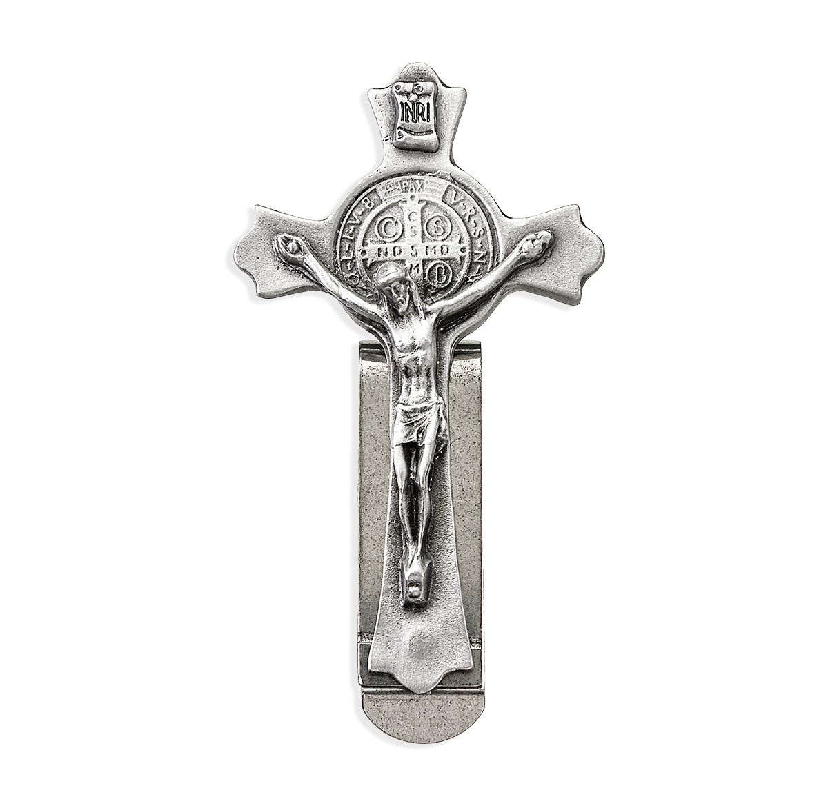 St. Benedict Crucifix - Visor Clip