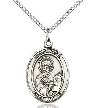 St. Paul the Apostle Oval Patron Series - Necklace.