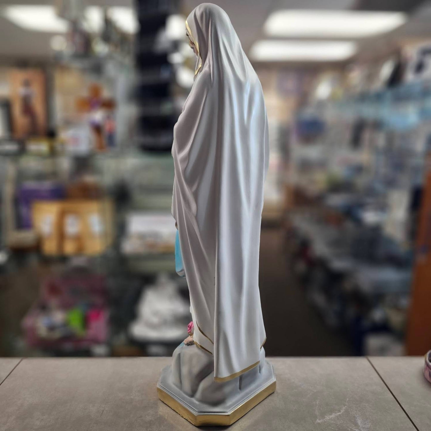 Our Lady of Lourdes, Italian - 24" Statue