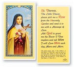 St. Therese of Lisiuex  Holy Card