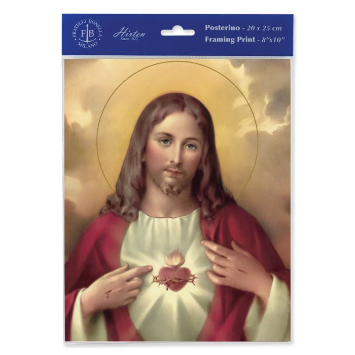 Sacred Heart of Jesus Poster 8 x 10"