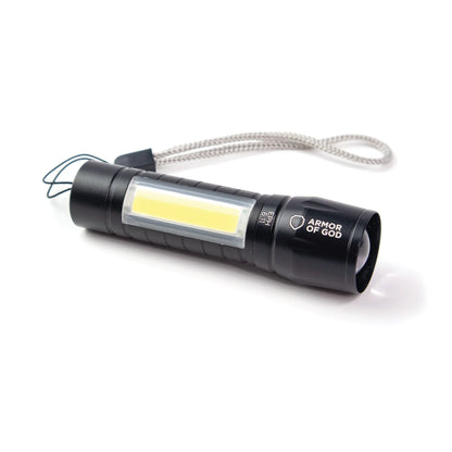 Scripture Flashlight with 3 Modes, USB Rechargeable