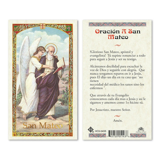 San Mateo Holy Card