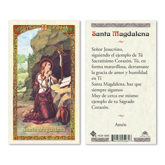 Santa Magdalena Holy Card