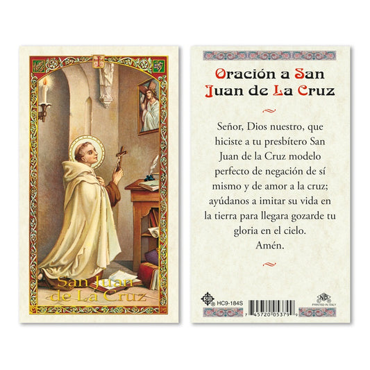 San Juan de la Cruz Holy Card