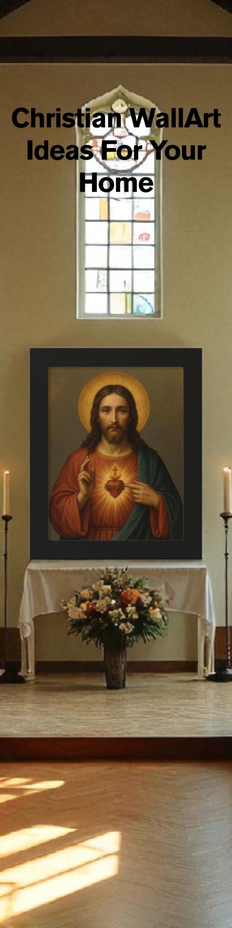 Sacred Heart of Jesus Framed Wall Art