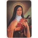 St. Therese Of Lisieux Holographic Holy Card