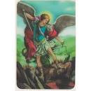 St. Michael The Archangel Holographic Holy Card