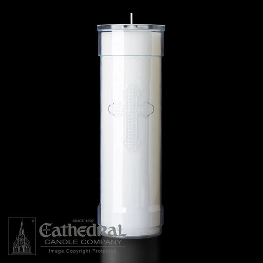 Inserta Lite 7 Day Cross Candle, Globe Candle Inserts