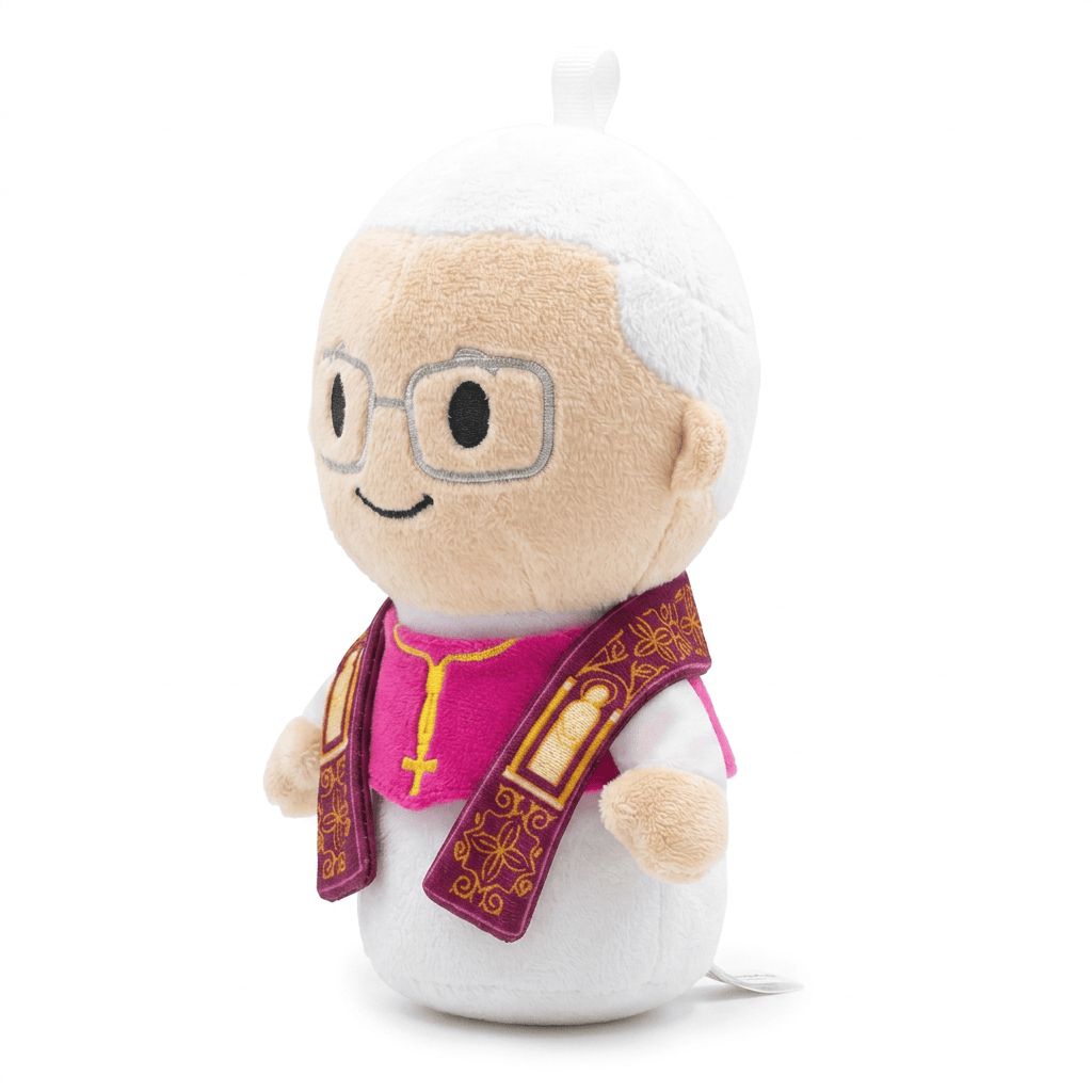 Pope Leo XIV Mini Plush Doll 4.75" - First American Pope