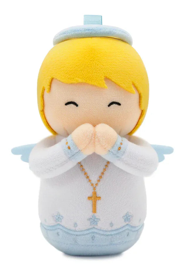 Guardian Angel Blue Mini 4.75" Plush Doll — Divine Protection