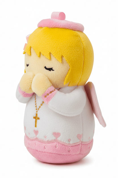 Guardian Angel Pink Mini 4.75" Plush Doll — Divine Protection