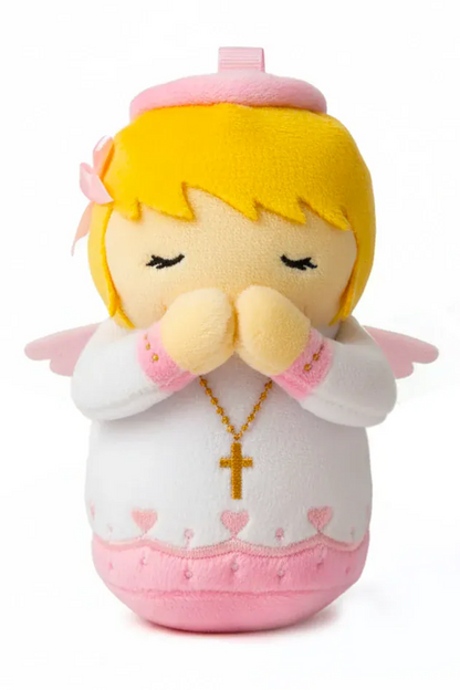Guardian Angel Pink Mini 4.75" Plush Doll — Divine Protection