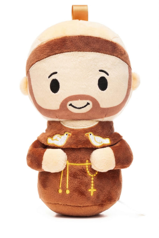 Saint Francis of Assisi Plush Doll — Patron of Animals 4.75"