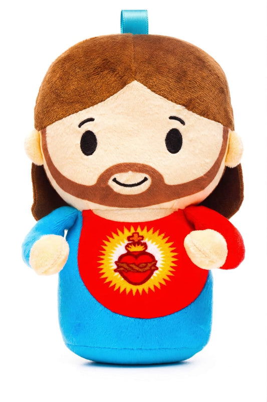 Sacred Heart of Jesus Mini 4.75" Plush Doll - Jesus Plush - Little Drops of Water