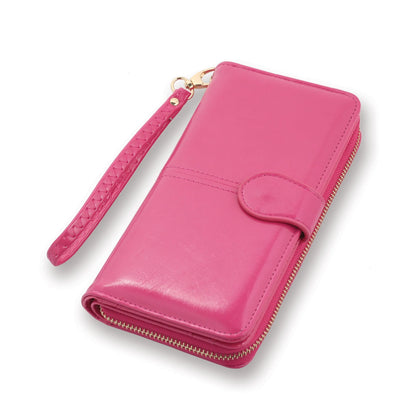 Leatherette Wristlet Wallet with Cross Tassel, by Nelli
