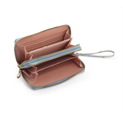 Floral Wristlet Wallet with Cross Tassel, by Nelli