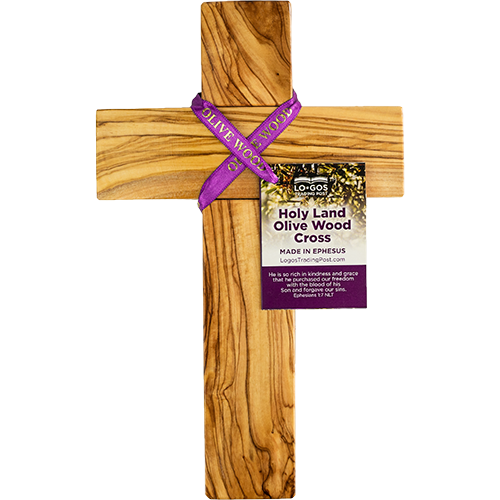 10" Olive Wood Wall Cross